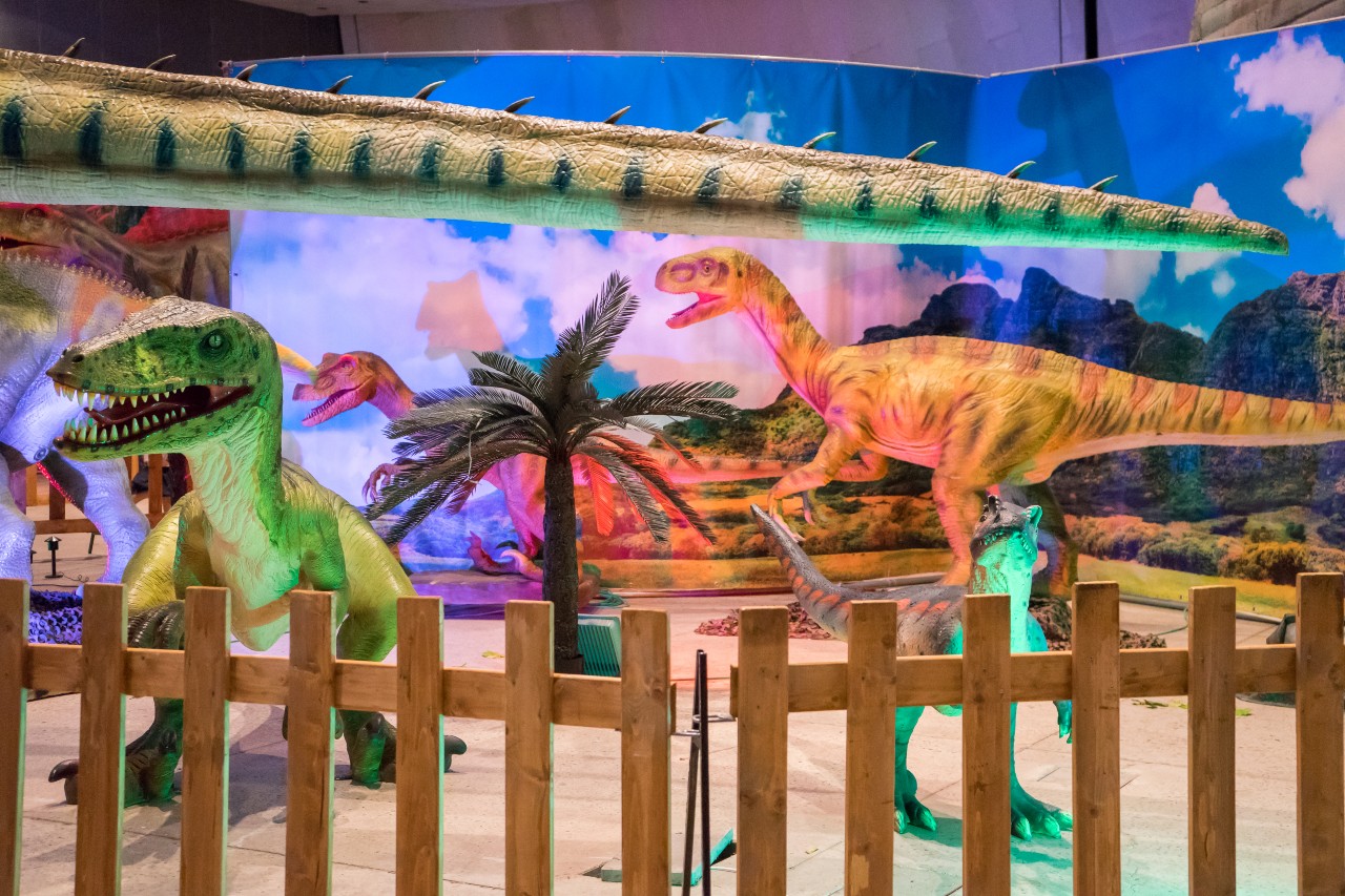 Dinosaurs Live, l'esposizione